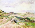 les dunes au knokke Camille Pissarro